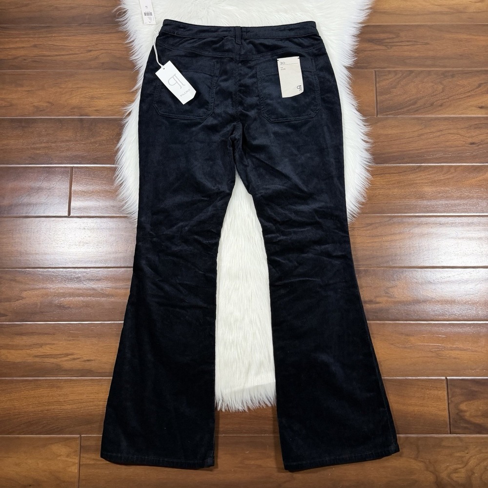 Pilcro Anthropologie Women's Size 30 Black The Icon Corduroy Flare Pants - Picture 6 of 10
